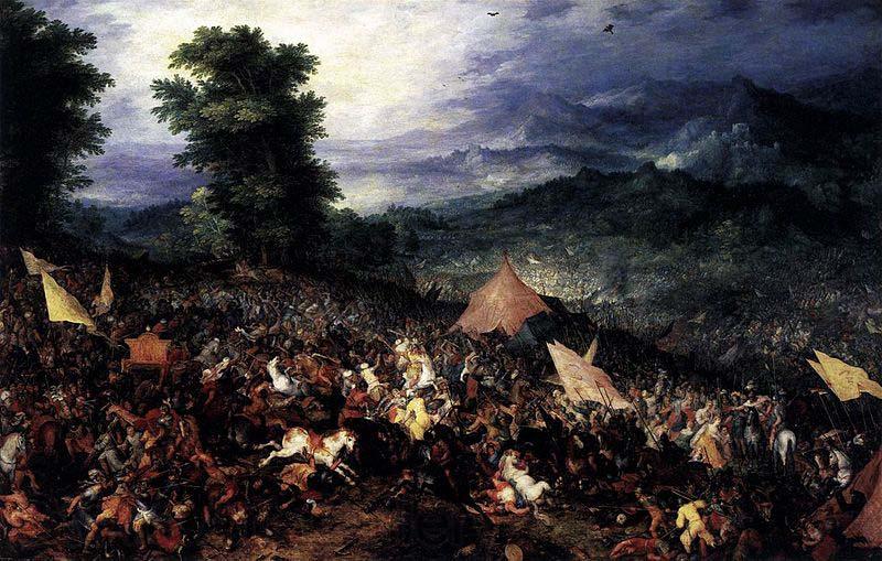 Jan Brueghel The Battle of Issus Spain oil painting art
